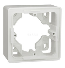 Коробка для зовнішнього монтажу Schneider Electric NU800218 Unica New Studio, білий, пластик