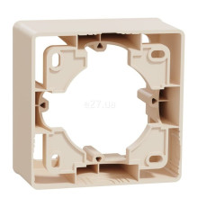 Коробка для зовнішнього монтажу Schneider Electric NU800244 Unica New Studio, бежевий, пластик, для накладного монтажу