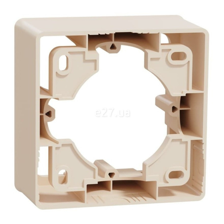 Коробка для зовнішнього монтажу Schneider Electric NU800244 Unica New Studio, бежевий, пластик, для накладного монтажу · Schneider Electric · schneider-electric-nu800244