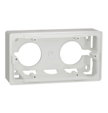 Коробка для зовнішнього монтажу Schneider Electric NU800418 Unica New, білий, пластик