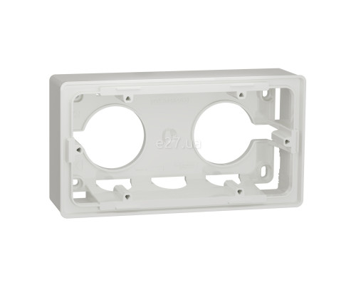 Коробка для зовнішнього монтажу Schneider Electric NU800418 Unica New, білий, пластик