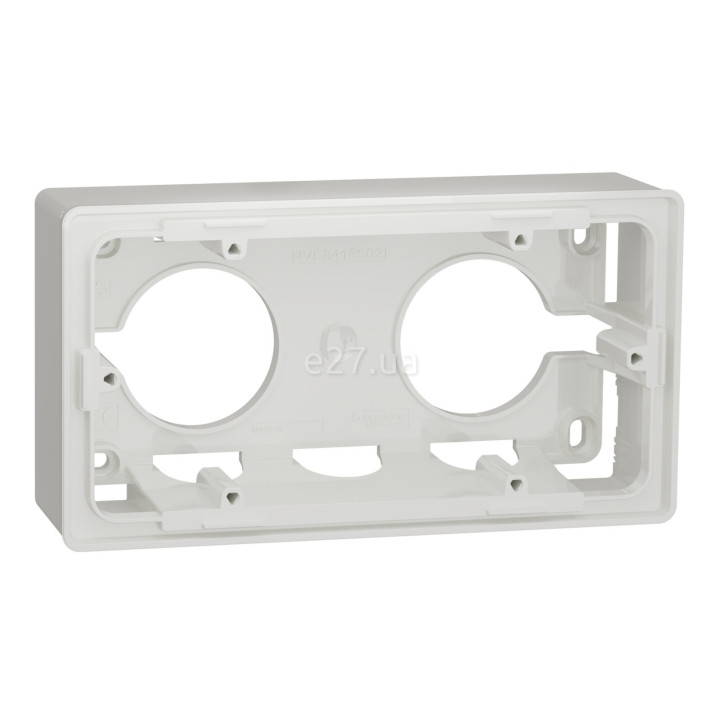 Коробка для зовнішнього монтажу Schneider Electric NU800418 Unica New, білий, пластик · Schneider Electric · schneider-electric-nu800418