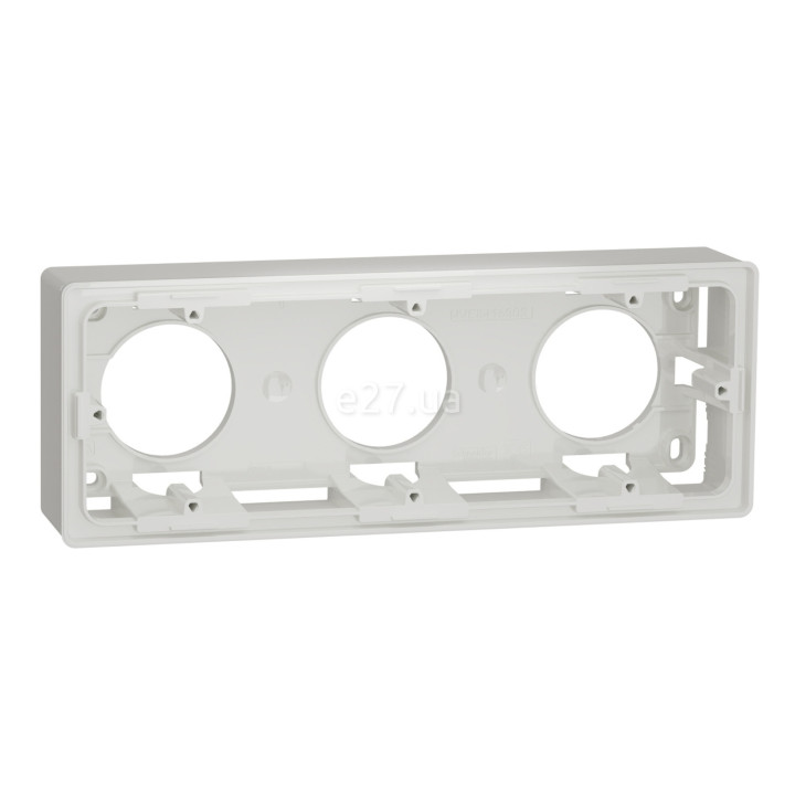 Коробка для зовнішнього монтажу Schneider Electric NU800618 Unica New, білий, пластик · Schneider Electric · schneider-electric-nu800618