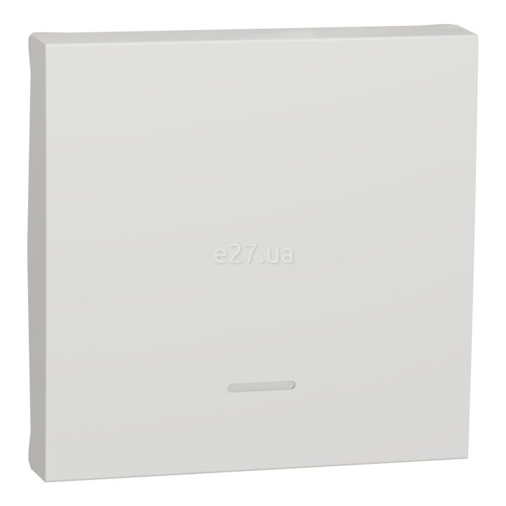 Лицьова панель вимикача Schneider Electric NU920018N Unica New, білий, пластик, ip20, для врізного монтажу · Schneider Electric · schneider-electric-nu920018n