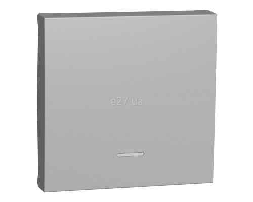 Лицьова панель вимикача Schneider Electric NU920030N Unica New, алюміній, пластик, ip20, для врізного монтажу