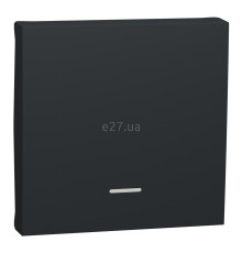 Лицьова панель вимикача Schneider Electric NU920054N Unica New, чорний, пластик, ip20, для врізного монтажу