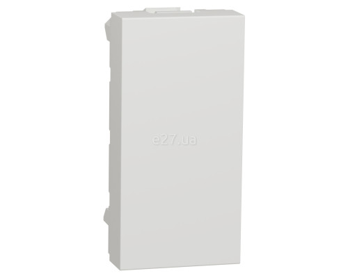Заглушка Schneider Electric NU986518 Unica New, білий, пластик