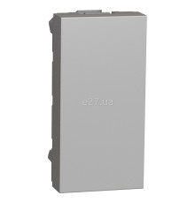 Заглушка Schneider Electric NU986530 Unica New, алюміній, пластик