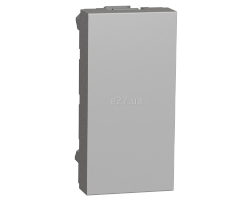 Заглушка Schneider Electric NU986530 Unica New, алюміній, пластик