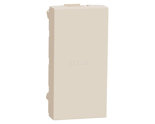 Заглушка Schneider Electric NU986544 Unica New Studio, бежевий, пластик