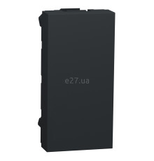 Заглушка Schneider Electric NU986554 Unica New, антрацит, пластик