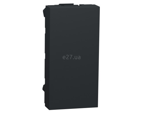 Заглушка Schneider Electric NU986554 Unica New, антрацит, пластик