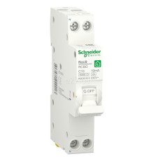 Диференціальний автомат Schneider Electric R9D81610 Resi9, 1P＋N, 10A, C, 6kA, 10mA, A, на DIN-рейку