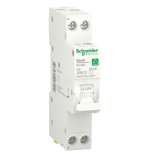 Диференціальний автомат Schneider Electric R9D87606 Resi9, 1P＋N, 6A, C, 6kA, 30mA, AC, на DIN-рейку