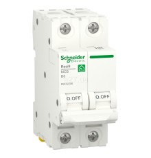 Автоматичний вимикач Schneider Electric R9F02206 Resi9, 2P, 6A, B, 6kA, на DIN-рейку