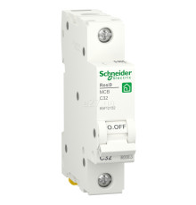 Автоматичний вимикач Schneider Electric R9F12132 Resi9, 1P, 32A, C, 6kA, на DIN-рейку