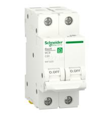 Автоматичний вимикач Schneider Electric R9F12220 Resi9, 2P, 20A, C, 6kA, на DIN-рейку