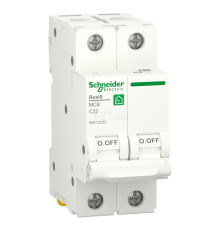 Автоматичний вимикач Schneider Electric R9F12232 Resi9, 2P, 32A, C, 6kA, на DIN-рейку