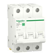 Автоматичний вимикач Schneider Electric R9F12306 Resi9, 3P, 6A, C, 6kA, на DIN-рейку