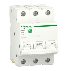Автоматичний вимикач Schneider Electric R9F12310 Resi9, 3P, 10A, C, 6kA, на DIN-рейку