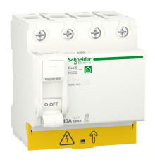 Вимикач диференціального струму, УЗО Schneider Electric R9R61440 Resi9, 4P, 40A, 30mA, A, на DIN-рейку