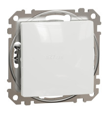 Вимикач 1-клавішний Schneider Electric SDD111101 Sedna Design, білий, пластик, без підсвітки та індикації, для врізного монтажу