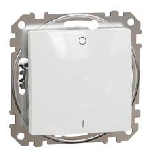 Вимикач двополюсний Schneider Electric SDD111102 Sedna Design, 10A, білий, пластик, ip20, 1 клавіша, без підсвітки та індикації, для врізного монтажу