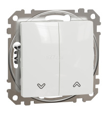 Вимикач для жалюзі Schneider Electric SDD111104 Sedna Design, білий, пластик, для врізного монтажу