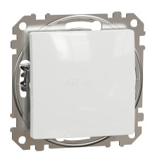 Вимикач без фіксації 1-клавішний Schneider Electric SDD111111 Sedna Design, 10A, білий, пластик, ip20, 1 клавіша, без підсвітки та індикації, для врізного монтажу