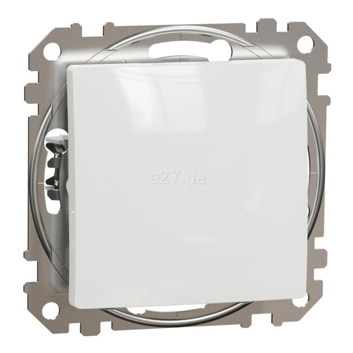 Перемикач прохідний без фіксації Schneider Electric SDD111116 Sedna Design, 10A, білий, пластик, ip20, 1 клавіша, без підсвітки та індикації, для врізного монтажу · Schneider Electric · schneider-electric-sdd111116