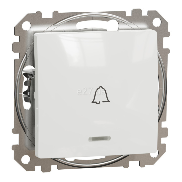 Вимикач без фіксації 1-клавішний Schneider Electric SDD111131L Sedna Design, 10A, білий, пластик, ip20, 1 клавіша, з підсвіткою, для врізного монтажу · Schneider Electric · schneider-electric-sdd111131l