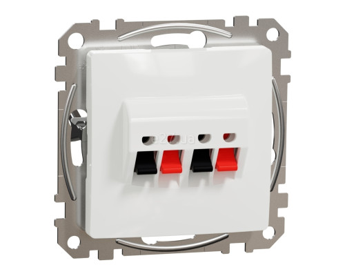 Розетка аудіо Schneider Electric SDD111411 Sedna Design, білий, пластик, для врізного монтажу