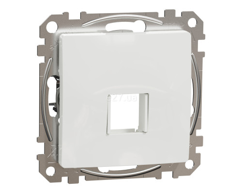 Лицьова панель Schneider Electric SDD111421 Sedna Design, білий, пластик, ip20, для врізного монтажу