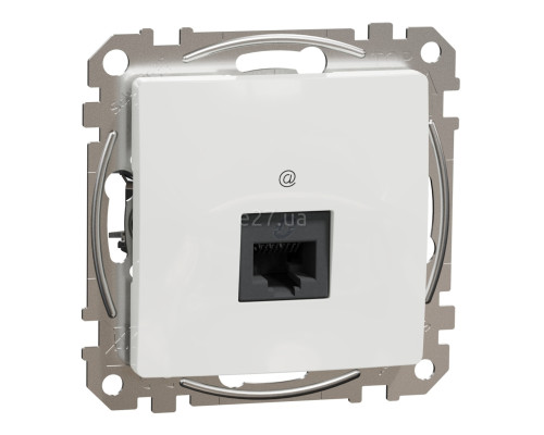 Розетка комп'ютерна Schneider Electric SDD111451 Sedna Design, білий, пластик, для врізного монтажу