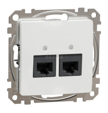 Розетка комп'ютерна Schneider Electric SDD111452 Sedna Design, білий, пластик, для врізного монтажу