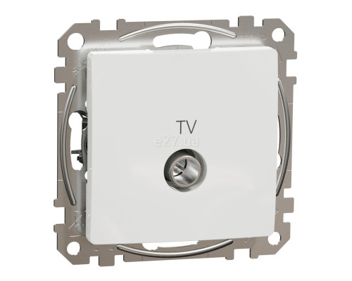 Розетка TV кінцева Schneider Electric SDD111471 Sedna Design, білий, пластик, для врізного монтажу