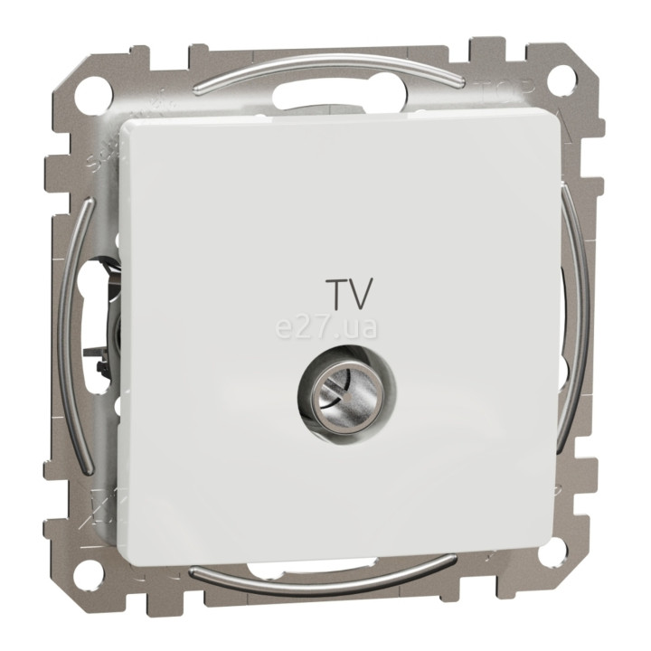 Розетка TV кінцева Schneider Electric SDD111471 Sedna Design, білий, пластик, для врізного монтажу · Schneider Electric · schneider-electric-sdd111471