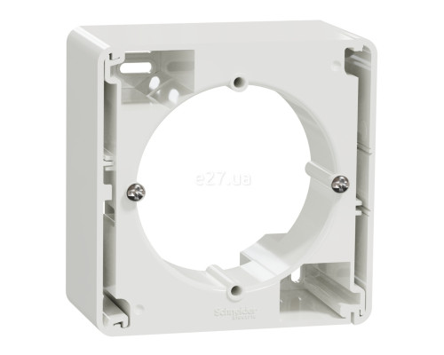 Коробка для зовнішнього монтажу Schneider Electric SDD111901 Sedna Design, білий, пластик