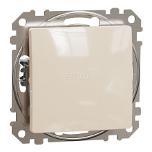 Вимикач 1-клавішний Schneider Electric SDD112101 Sedna Design, бежевий, пластик, без підсвітки та індикації, для врізного монтажу · Schneider Electric · schneider-electric-sdd112101