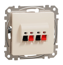 Розетка аудіо Schneider Electric SDD112411 Sedna Design, бежевий, пластик, для врізного монтажу
