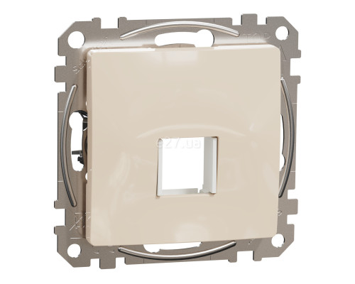 Лицьова панель Schneider Electric SDD112421 Sedna Design, бежевий, пластик, ip20, для врізного монтажу