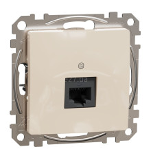 Розетка комп'ютерна Schneider Electric SDD112451 Sedna Design, бежевий, пластик, для врізного монтажу