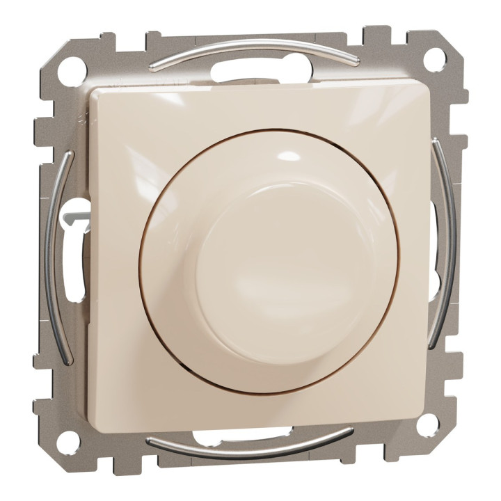 Димер для світлодіодних ламп Schneider Electric SDD112502 Sedna Design, бежевий, пластик, для врізного монтажу · Schneider Electric · schneider-electric-sdd112502