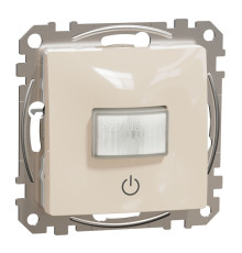 Датчик руху Schneider Electric SDD112504 Sedna Design, бежевий, пластик, для врізного монтажу