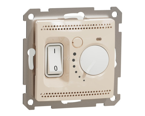 Терморегулятор для теплої підлоги Schneider Electric SDD112507 Sedna Design, бежевий, пластик, для врізного монтажу