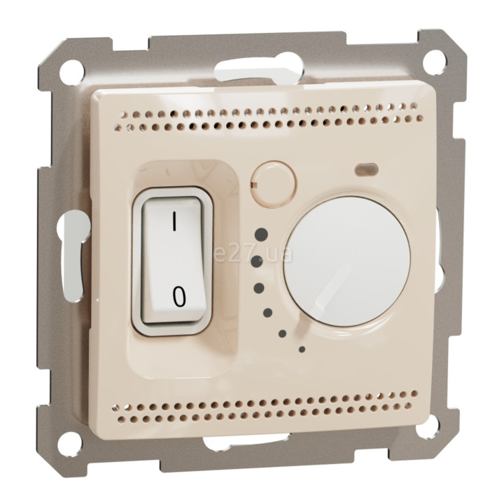 Терморегулятор для теплої підлоги Schneider Electric SDD112507 Sedna Design, бежевий, пластик, для врізного монтажу · Schneider Electric · schneider-electric-sdd112507