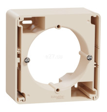 Коробка для зовнішнього монтажу Schneider Electric SDD112901 Sedna Design, бежевий, пластик