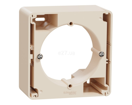 Коробка для зовнішнього монтажу Schneider Electric SDD112901 Sedna Design, бежевий, пластик