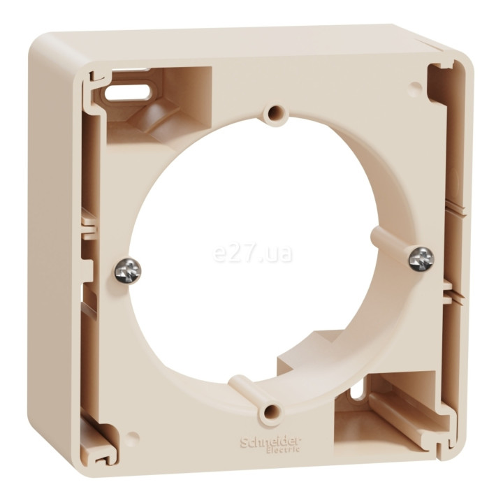 Коробка для зовнішнього монтажу Schneider Electric SDD112901 Sedna Design, бежевий, пластик · Schneider Electric · schneider-electric-sdd112901