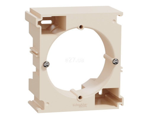 Коробка для зовнішнього монтажу розширювальна Schneider Electric SDD112902 Sedna Design, бежевий, пластик